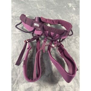 Petzl Luna Women's Climbing Harness Purple Adjustable Full Body Climbing Gear
